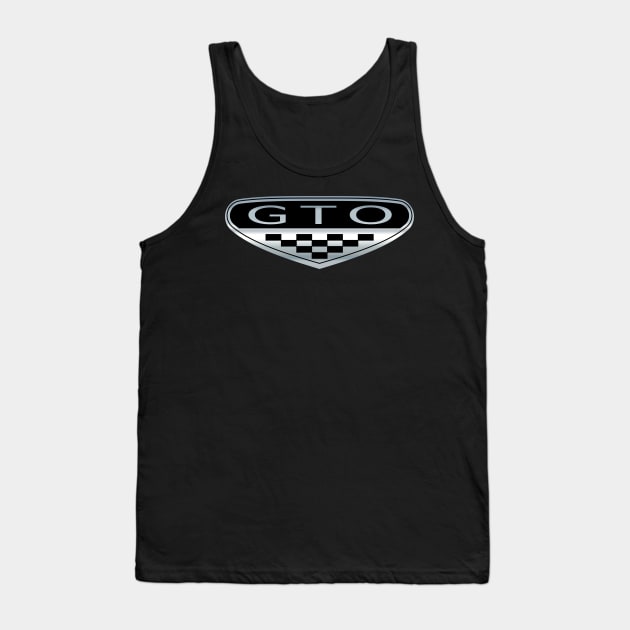 GTO Emblem - Front and Back Tank Top by MarkQuitterRacing